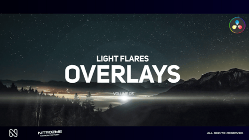 Optical Flares Overlays Vol. 05 for DaVinci Resolve
