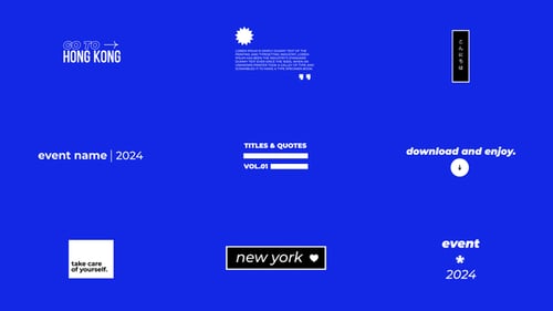 Typography Titles | FCPX & Apple Motion