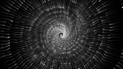Abstrakte Spirale bunte bewegliche Partikel V37