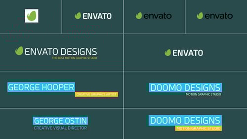 Clean Corporate Lower Third Titles for Professional Videos