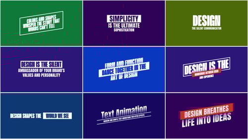 Kinetic Text Animation