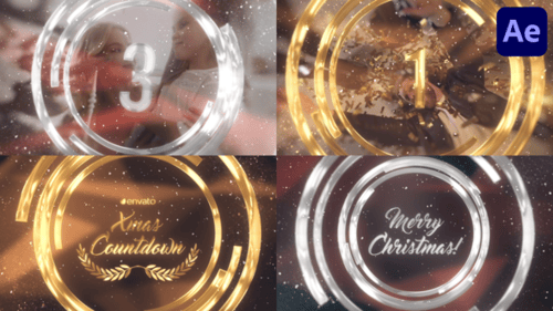 New Year And Christmas Countdown for After Effects