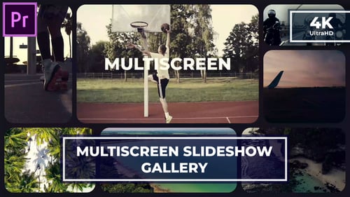 Multiscreen-Diashow-Galerie MOGRT für Premier Pro