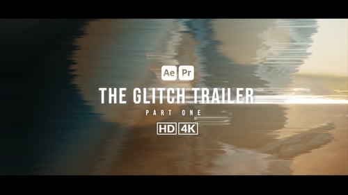 The Glitch Trailer - Cinematic Digital Distortion Film Trailer Template