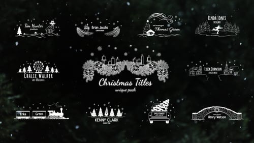 Christmas Titles Pack (part 2) / MOGRT