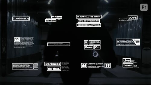 Modern Dynamic Text Titles and Quote Animations