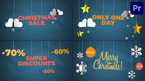 Christmas Sale Promo for Premiere Pro