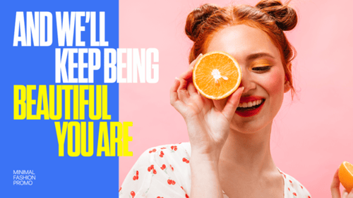 Minimalistic Colorful Fashion Slideshow