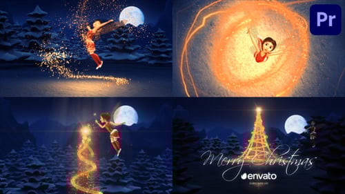 Christmas Fairy Greetings for Premiere Pro
