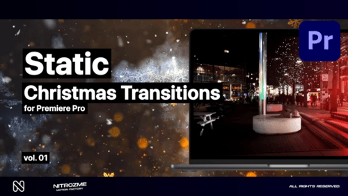 Sparkling Christmas and Holiday Video Transitions