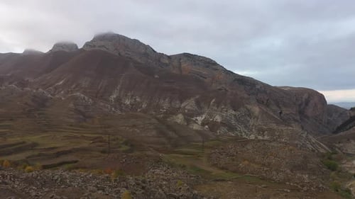 Road in a Beautiful Mountain Gorge