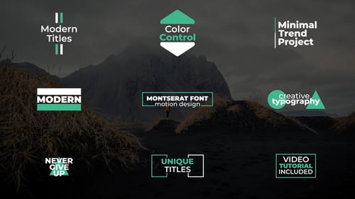 Simple Titles | MOGRT