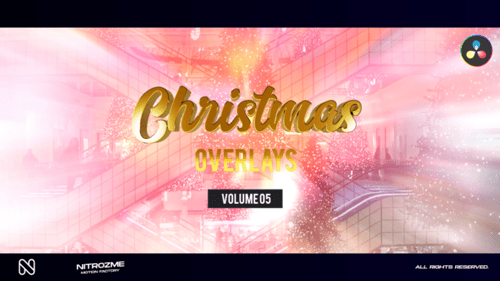 Christmas Overlays Vol. 05 for DaVinci Resolve