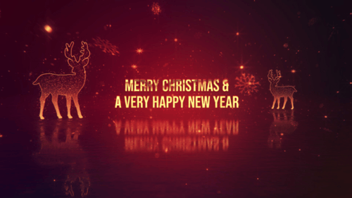 Christmas & New Year Wishes Mogrt