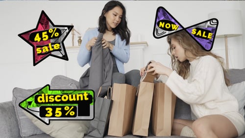 Colorful Sales Badges