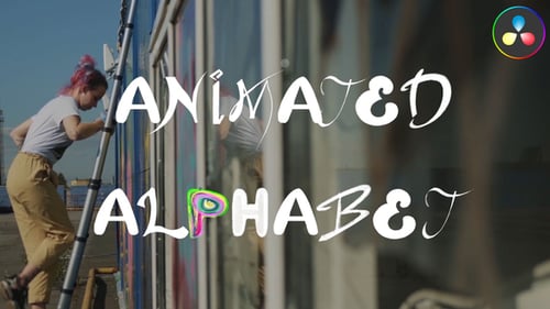 Animated Metamorphic Alphabet for DaVinci Resolve