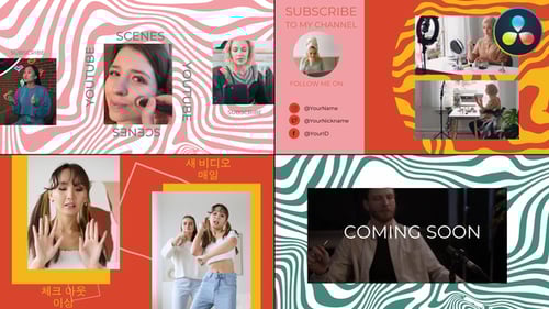 Youtube Endscreens for DaVinci Resolve