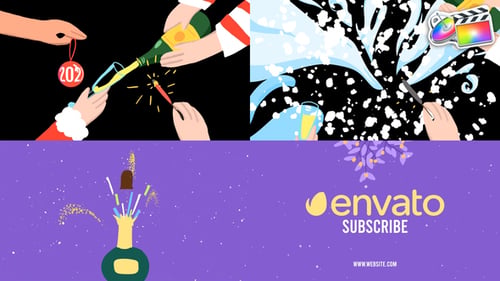 Christmas Celebration Logo Opener for FCPX