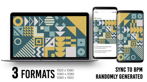 Geometric Generated Background