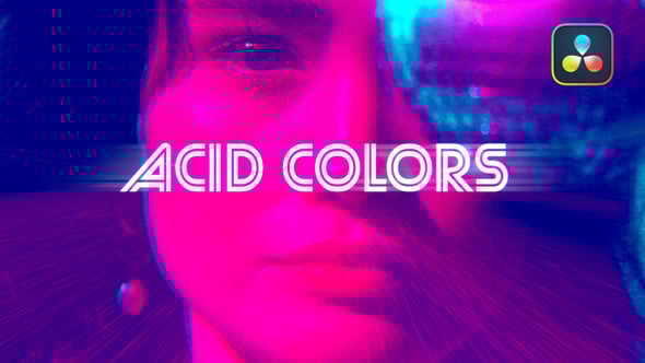 Acid Colors Effects, Elements ft. prism effect & bad signal - Envato