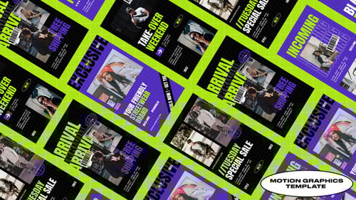 Dynamic Fashion Promo Reels with Kinetic Typography