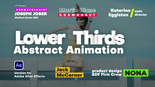 Abstract Lower Thirds Animation