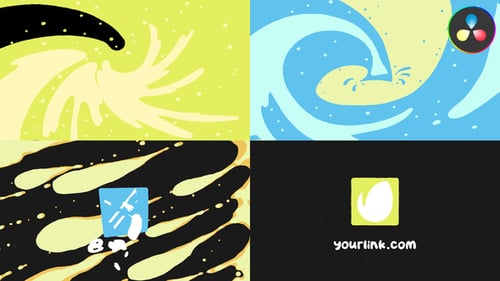 Colorful Wave Logo for DaVinci Resolve