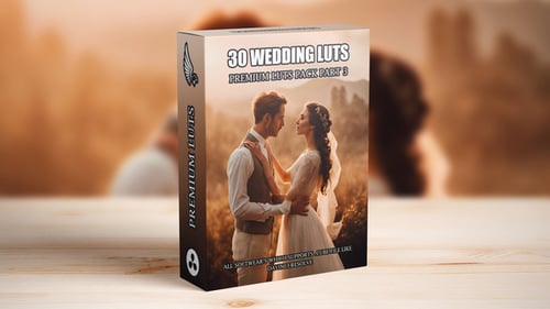 Cinematic Wedding Video Color Grading LUTs Pack