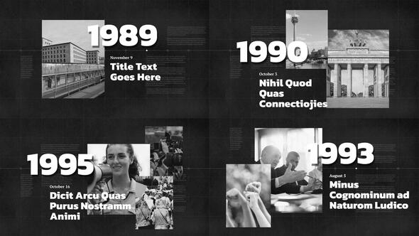 Dynamic Documentary Timeline Display, Video Displays ft. simple ...