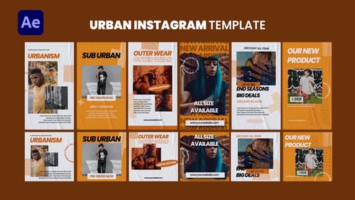 Modern Urban Instagram Stories and Posts Template