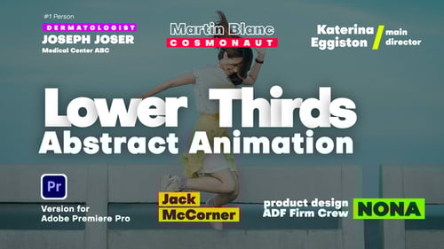 Abstract Lower Thirds Animation