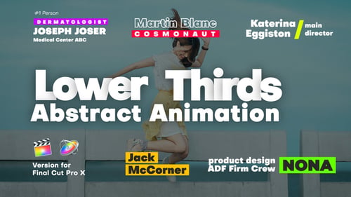 Abstract Lower Thirds Animation | FCPX