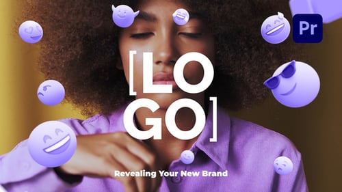 3D Social Media Logo Reveal