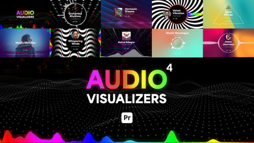 Audio Visualizers Pack 4 for Premiere Pro