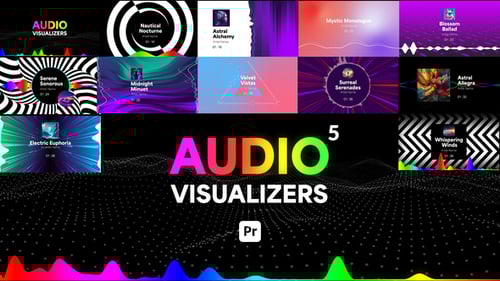 Audio Visualizers Pack 5 for Premiere Pro