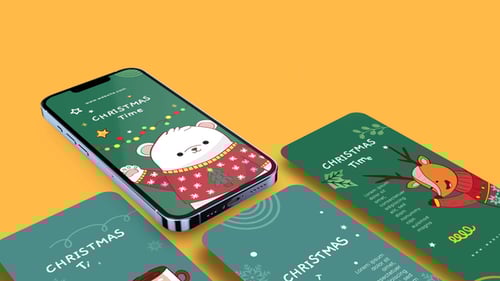 Hand Draw Christmas Instagram Reel