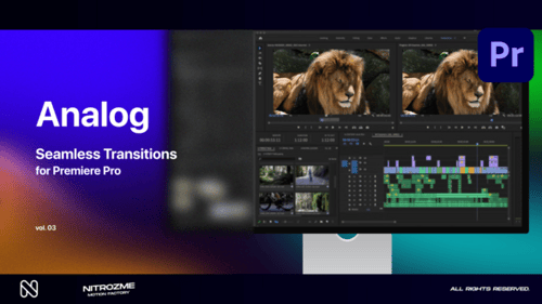 Analog and Modern Seamless Video Transitions for Premiere Pro