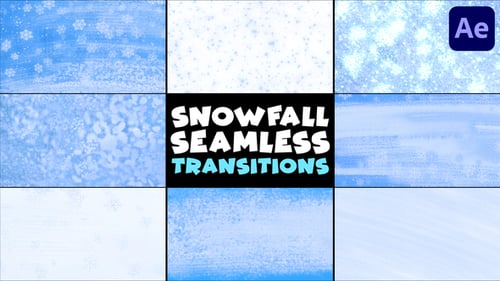 Transiciones perfectas de Snowfall | After Effects