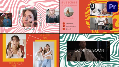 Telas finais do Youtube para Premiere Pro