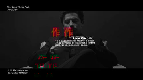 Modern Clean Lower Thirds for Professional Video Titles