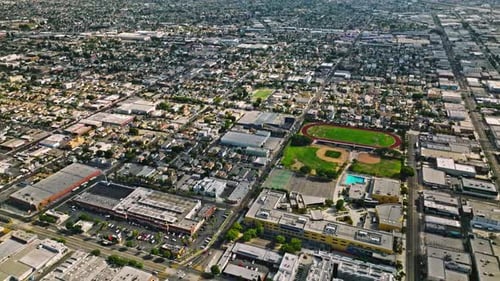 Pasadena Neighborhood Northeast of Downtown Los Angeles