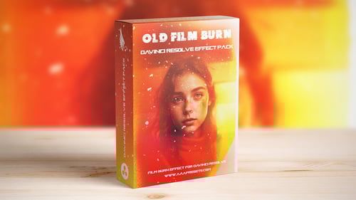 Vintage Old 35mm Film Burn Transition Pack For DaVinci Resolve