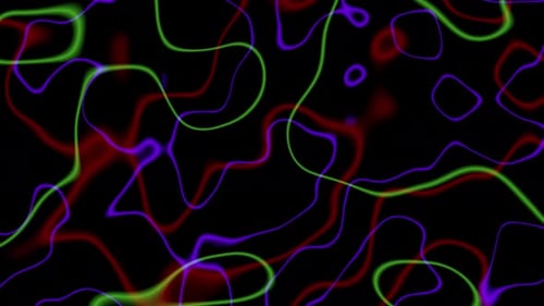 Abstrakter Hintergrund Bunte Neonlinien