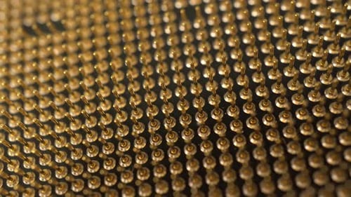 Fundo do processador de computador com CPU de rotação