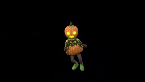 Pumpkin Girl Dance 3 - Halloween-