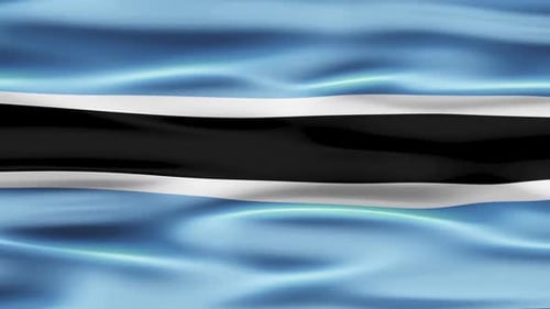 Waving Blue Black and White Fabric Animation