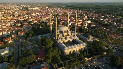 La ville d'Edirne en Turquie et la mosquée Selimiye