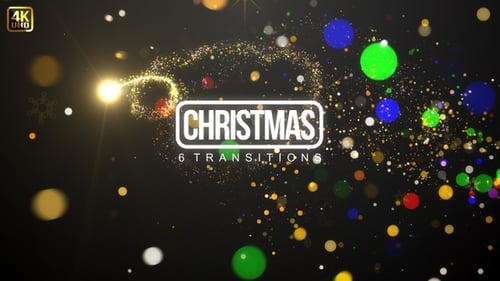 Festive Particle Christmas Transitions Pack