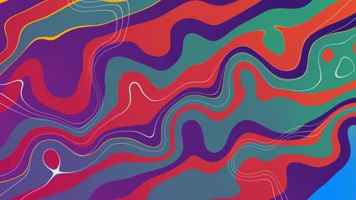 Abstract colorful wavy background