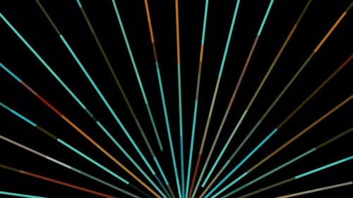 Abstract Radiating Light Beam Lines Background Loop